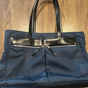 KNOMO Grosvenor Laptop Tote Shoulder Bag Purse, Handbag, Fits 16 in computer